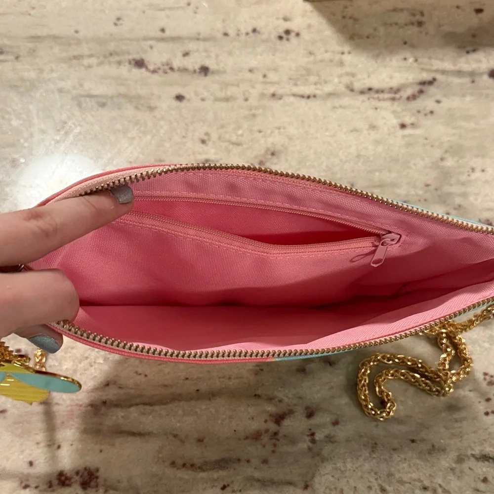 Can't Clutch This Rainbow Color Wheel Combo Crossbody / Clutch Purse - Picture 5 of 7